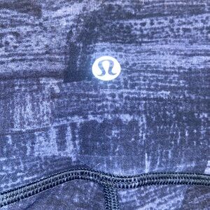 Lululemon Athletica Blue Patterned Leggings